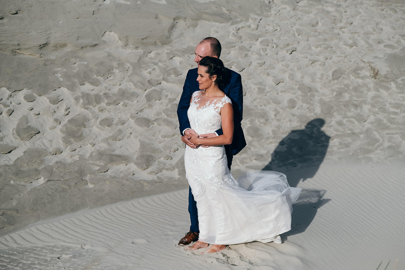 Hochzeitsfotograf Brautpaar am Strand in Sankt Peter-Ording